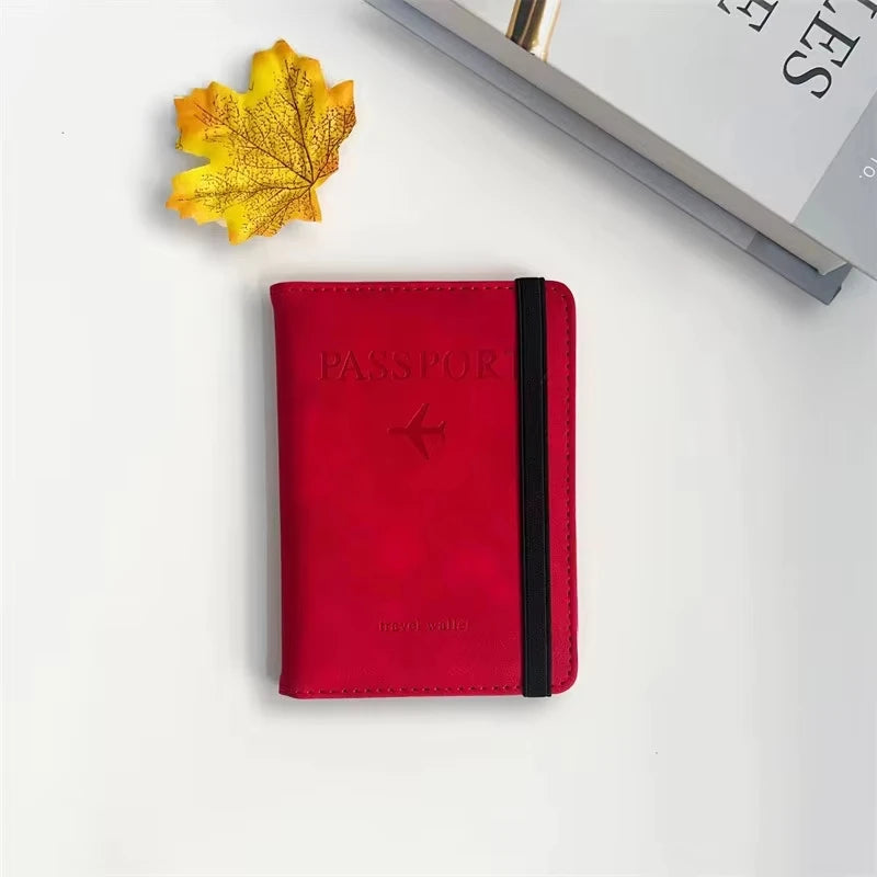 Passport Book Holder for Men & Women – Travel Wallet & Cover Case