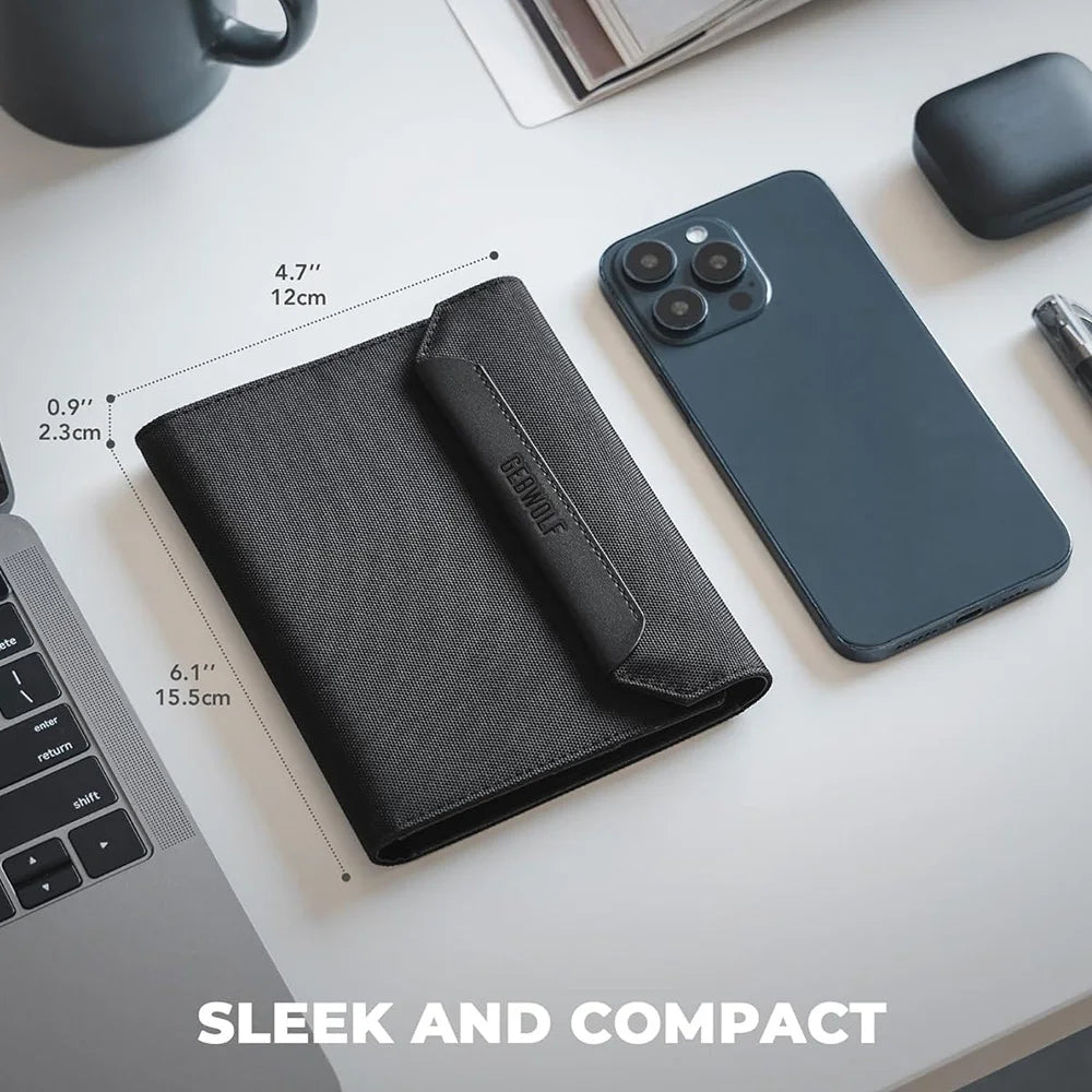 RFID Blocking Passport Holder with Magnetic Closure & SIM Card Slot