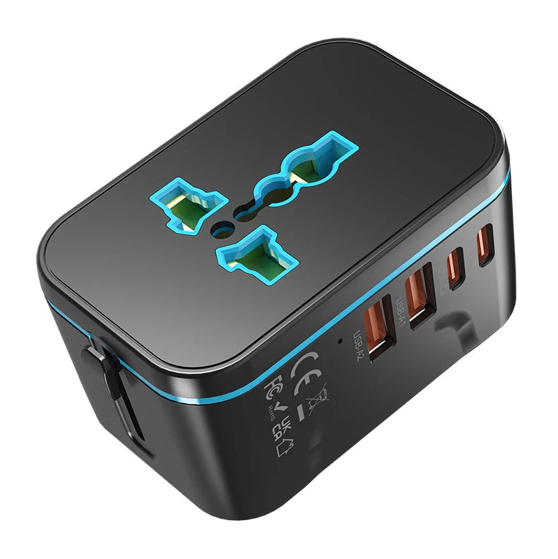 Northbound Multi-Port Travel Charger — Fast Charge Worldwide Adapter