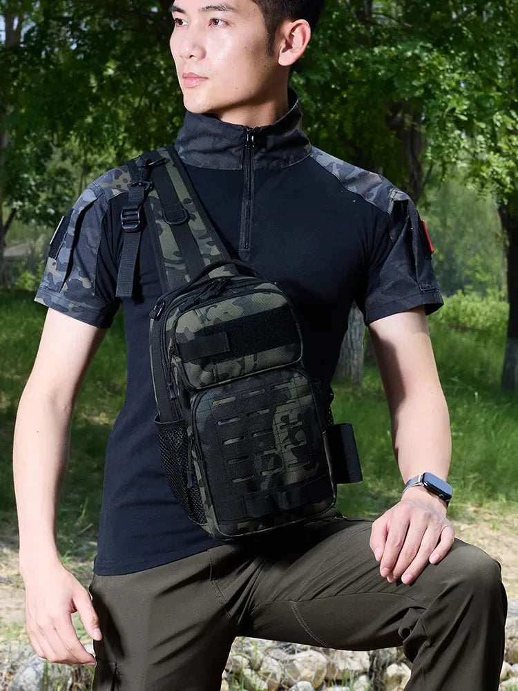Northbound Tactical Chest Bag — MOLLE Crossbody Pack for Travel & Outdoors