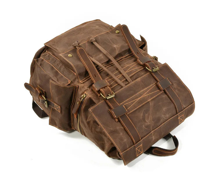 Vintage Canvas Laptop Backpack