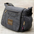 Men's Vintage Canvas Crossbody Bag