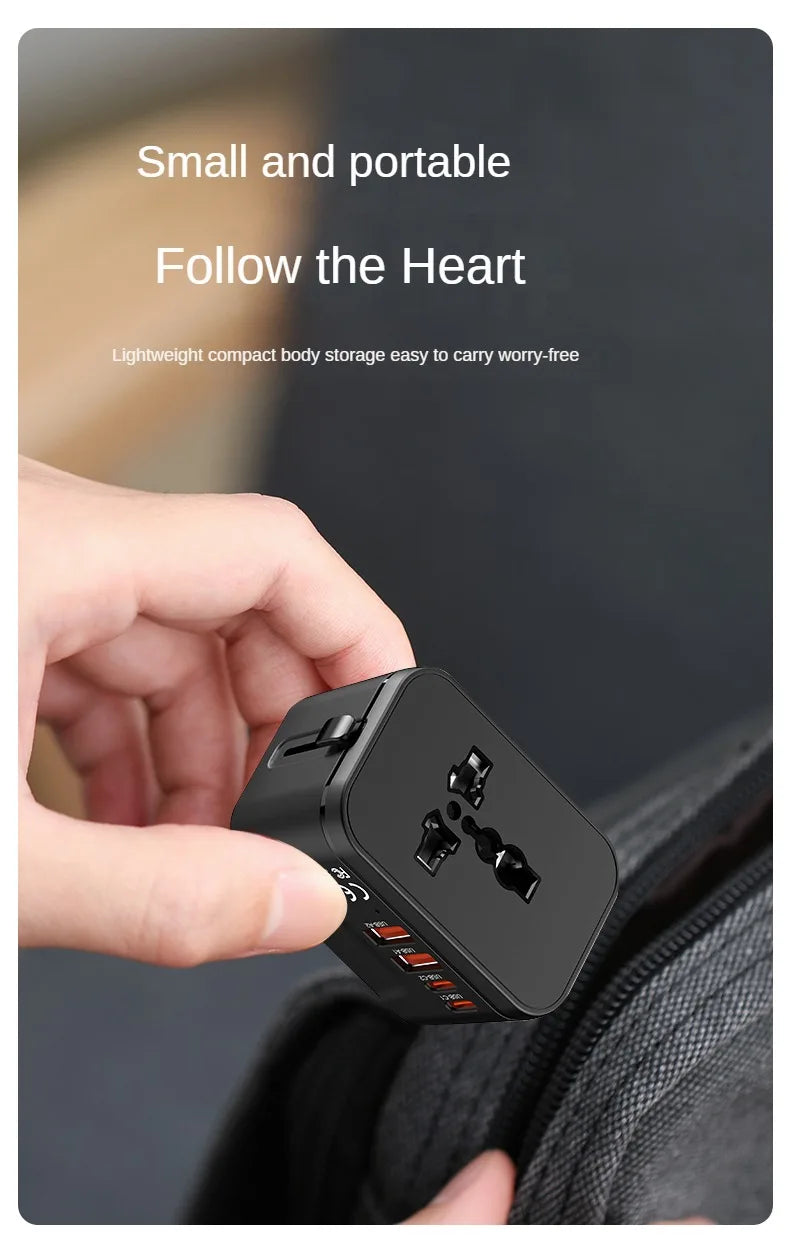 Northbound Multi-Port Travel Charger — Fast Charge Worldwide Adapter