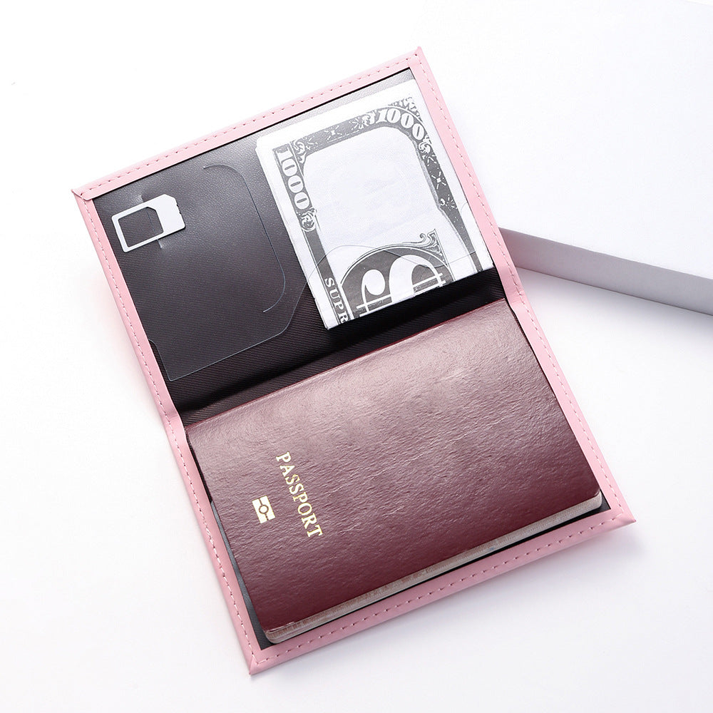 Passport Book Holder for Men & Women – Travel Wallet & Cover Case
