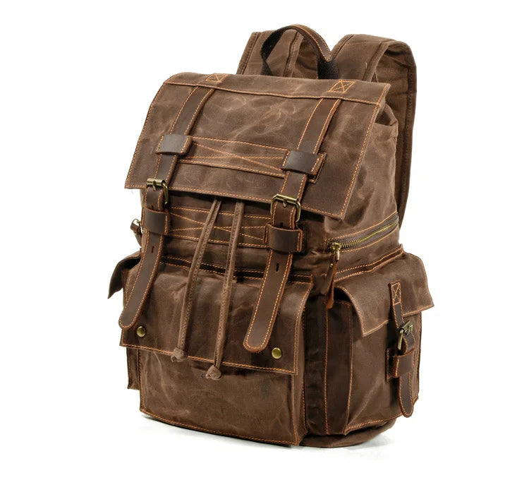 Vintage Canvas Laptop Backpack