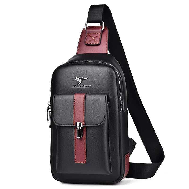 Northbound Waterproof Messenger Bag — PU Leather Laptop & Travel Bag