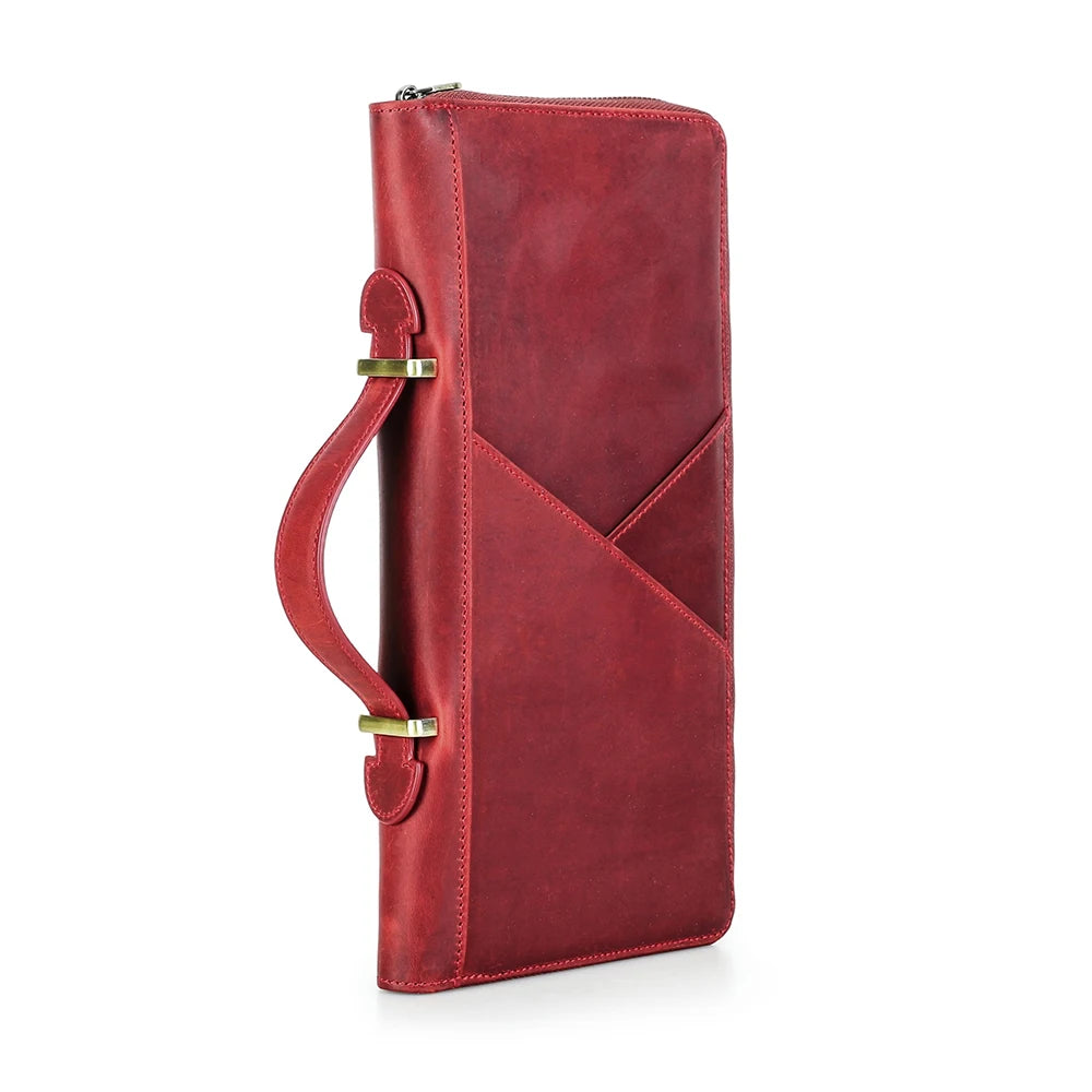 Family Travel Passport Holder – RFID Anti-Theft Document Organiser