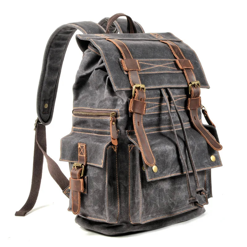 Vintage Canvas Laptop Backpack