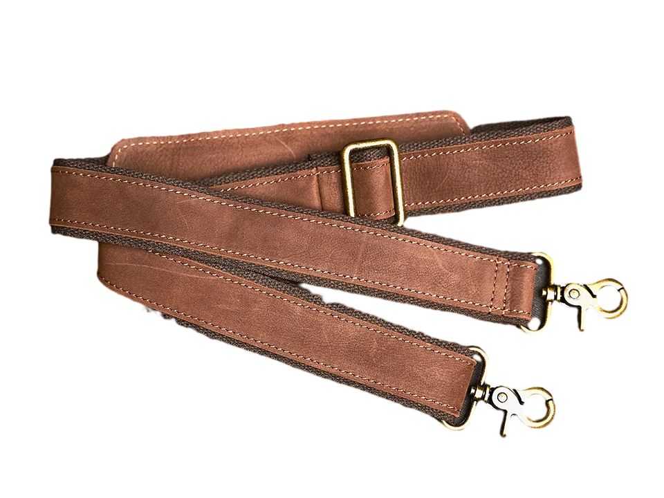 Vintage Leather Travel Messenger Bag