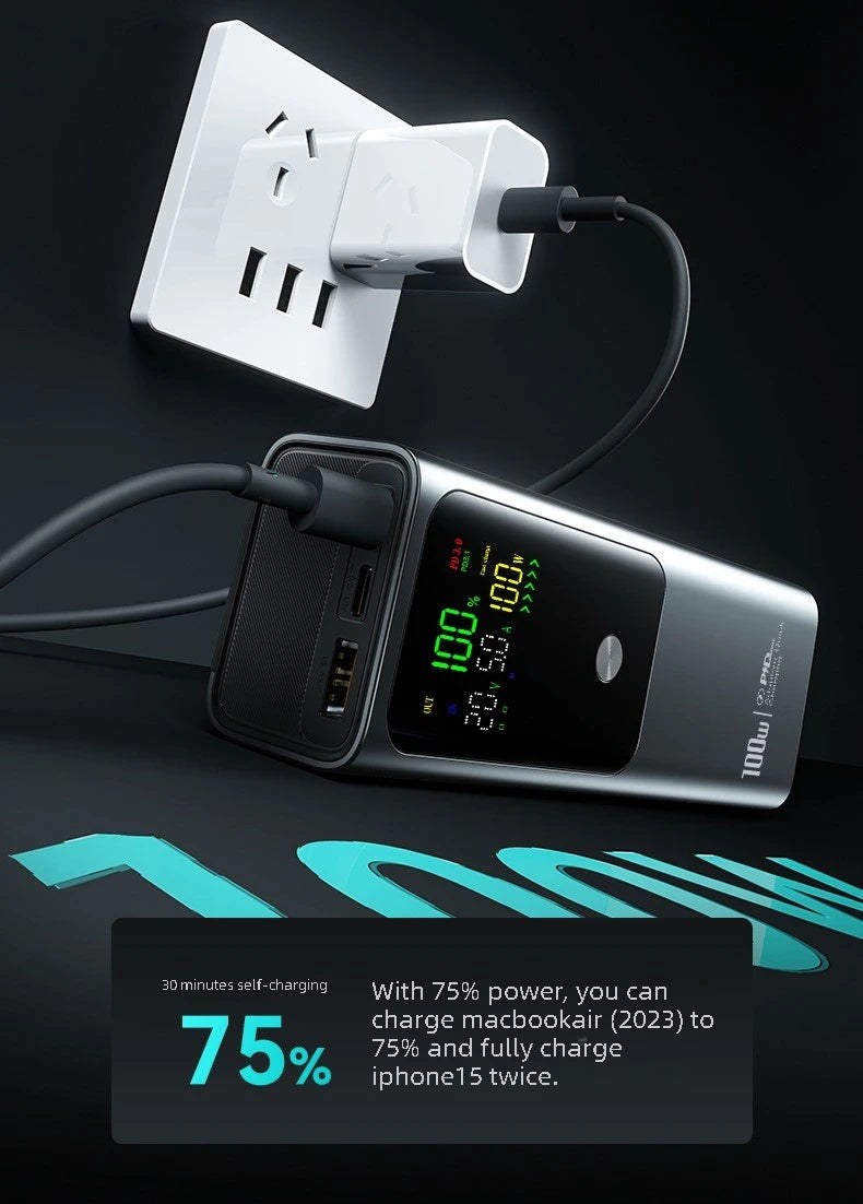 Northbound 20,000mAh Power Bank — 100W PD Fast Charge