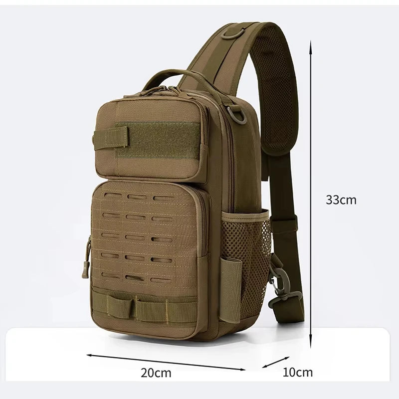 Northbound Tactical Chest Bag — MOLLE Crossbody Pack for Travel & Outdoors
