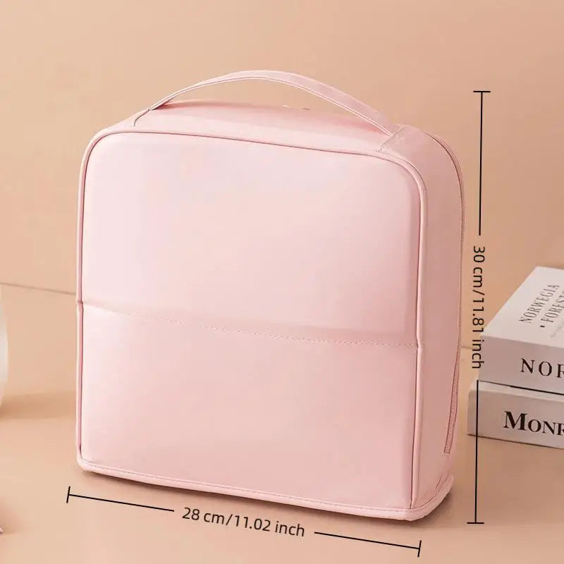 Upright Waterproof Cosmetic Organiser with Mirror