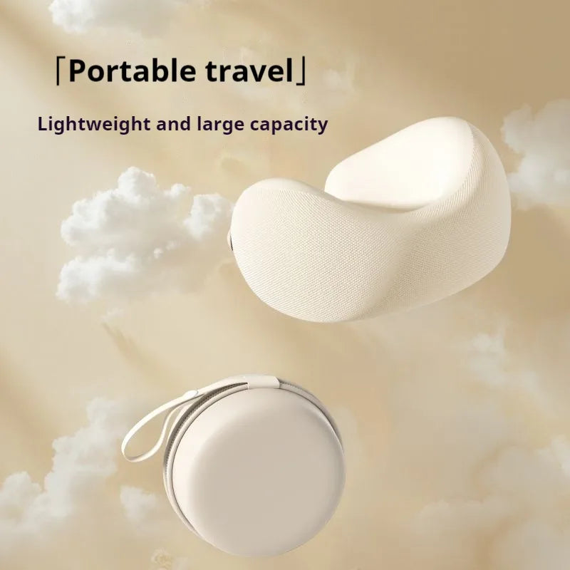 Memory Foam Travel Pillow — Soft Neck Cushion for Flights & Long Journeys