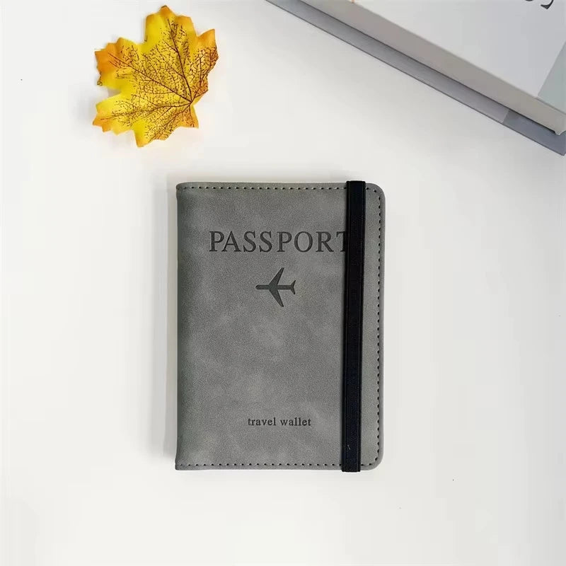 Passport Book Holder for Men & Women – Travel Wallet & Cover Case
