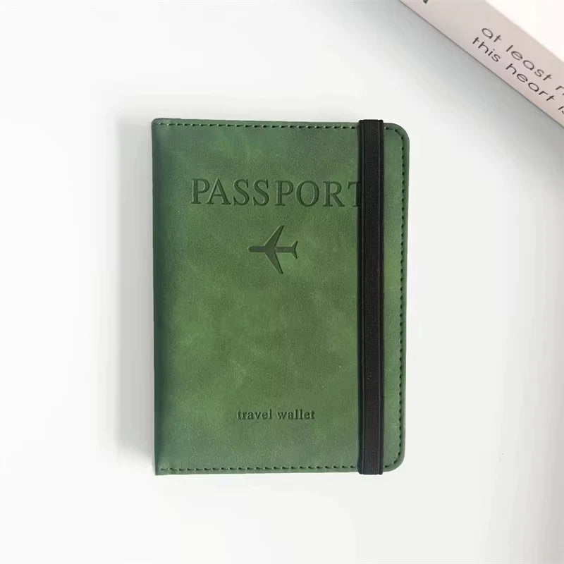 Passport Book Holder for Men & Women – Travel Wallet & Cover Case
