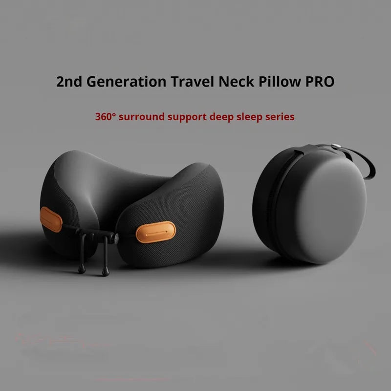 Memory Foam Travel Pillow — Soft Neck Cushion for Flights & Long Journeys