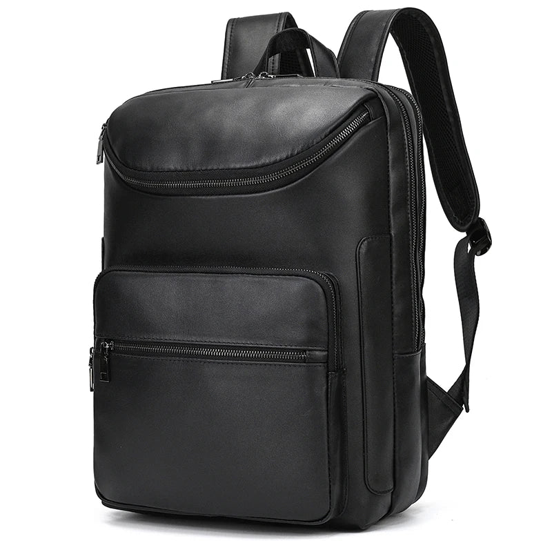 Unisex Vintage Crazy Horse Leather Backpack