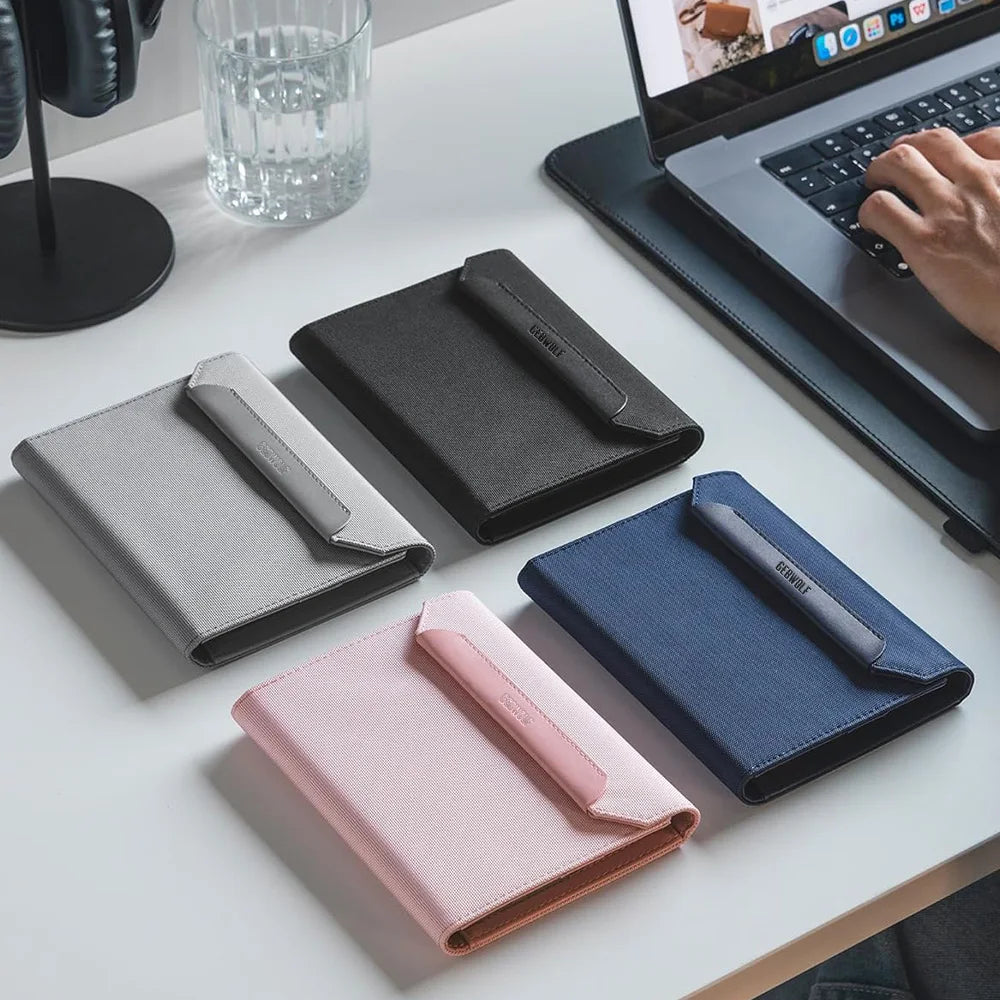 RFID Blocking Passport Holder with Magnetic Closure & SIM Card Slot