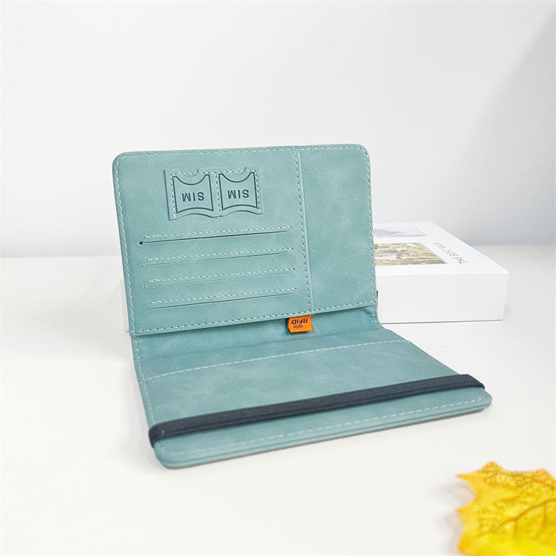 Passport Book Holder for Men & Women – Travel Wallet & Cover Case