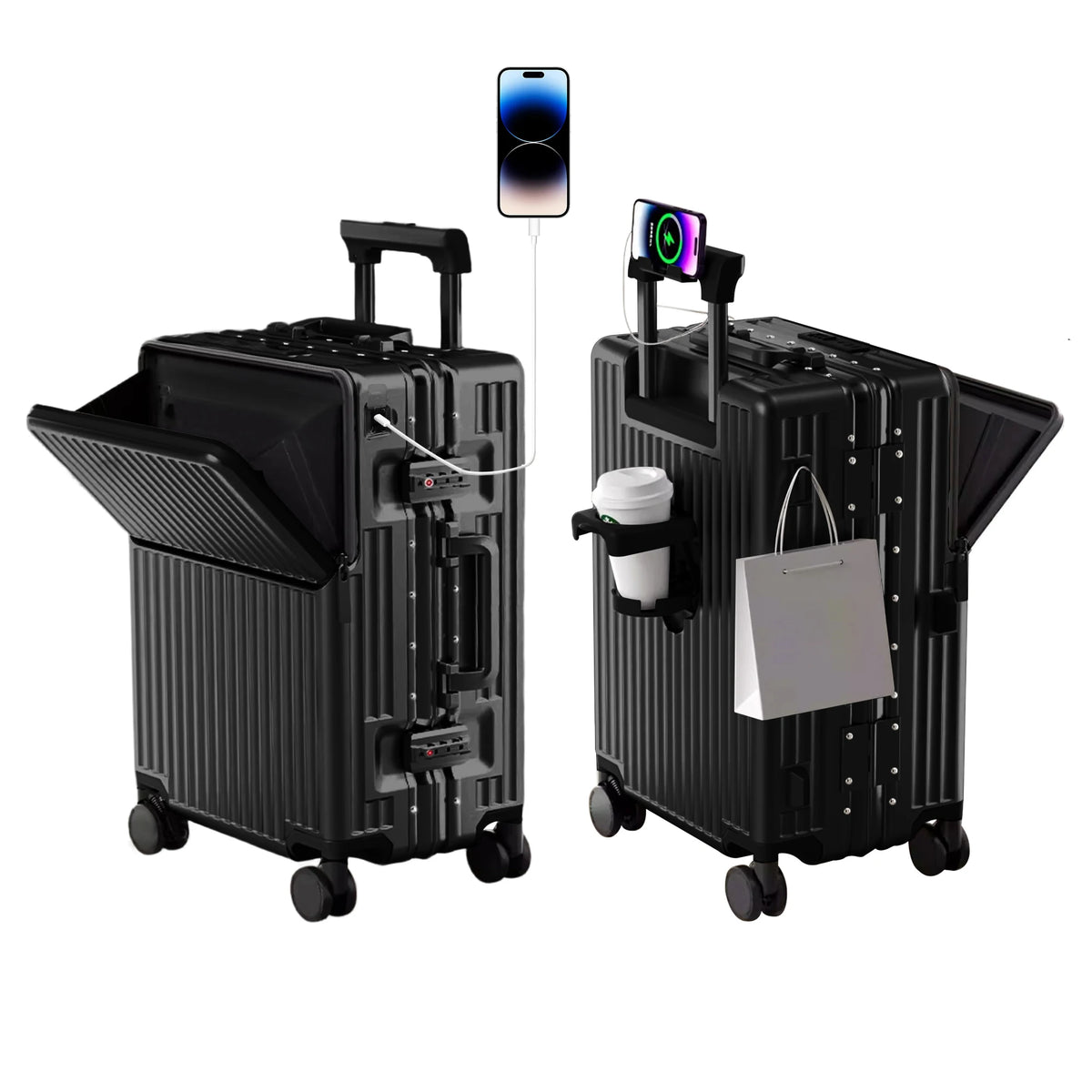 Northbound Hard Shell Suitcase — Lightweight Aluminium Frame Travel Case