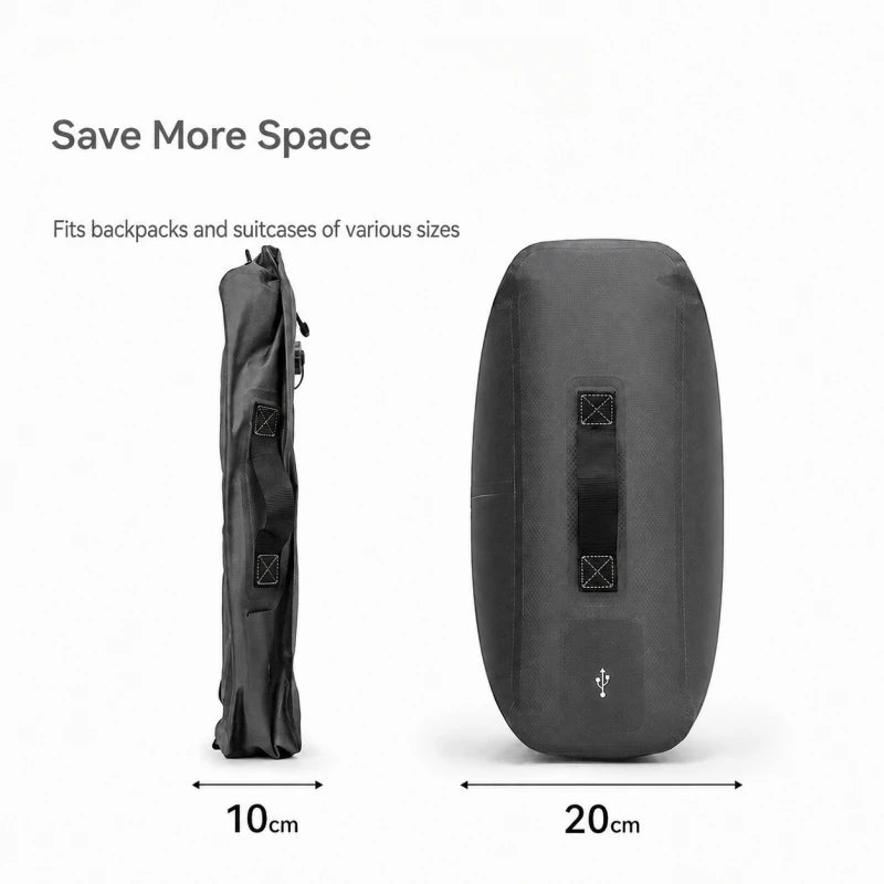 Travel Vacuum Compression Bag with Electric USB Pump – Airline Approved Packing Cube