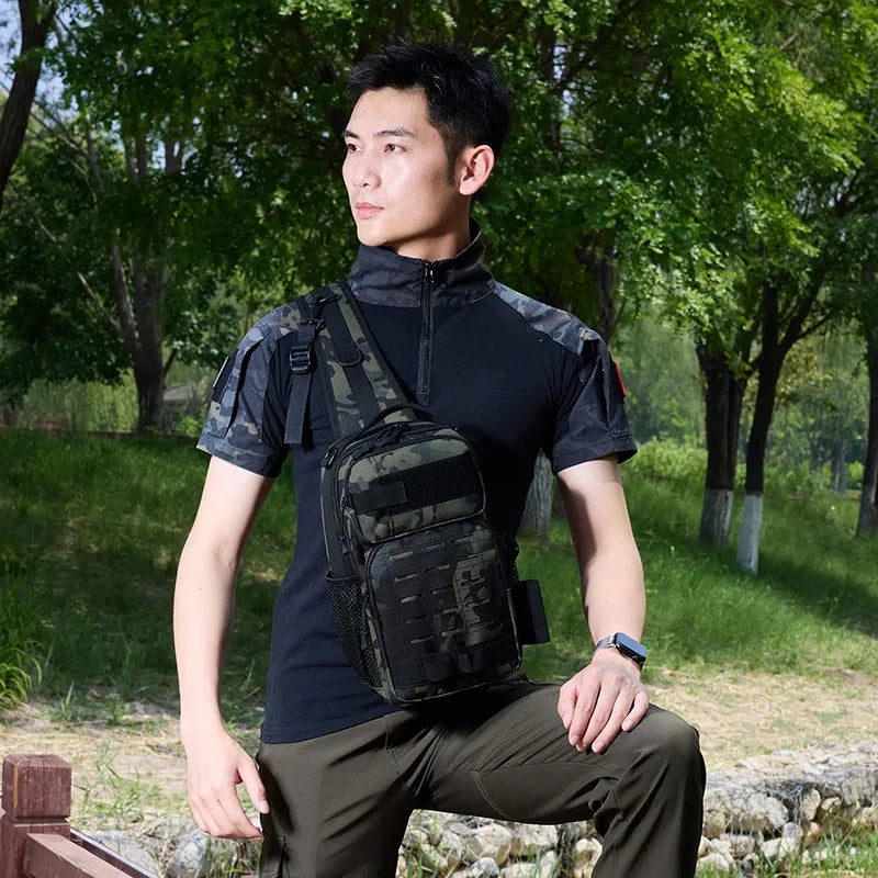 Northbound Tactical Chest Bag — MOLLE Crossbody Pack for Travel & Outdoors