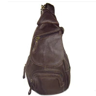 Canvas & Leather Messenger Bag