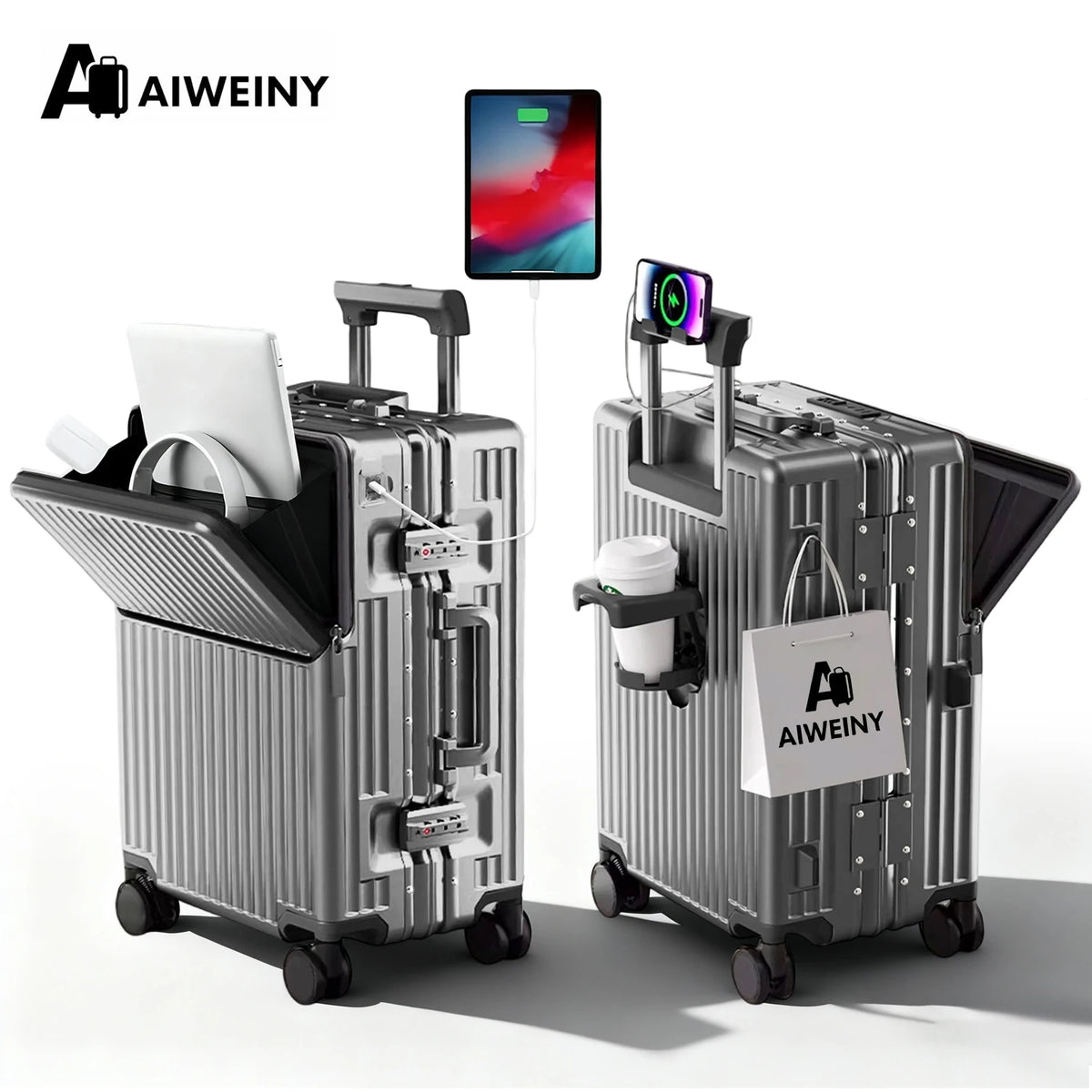 Northbound Hard Shell Suitcase — Lightweight Aluminium Frame Travel Case