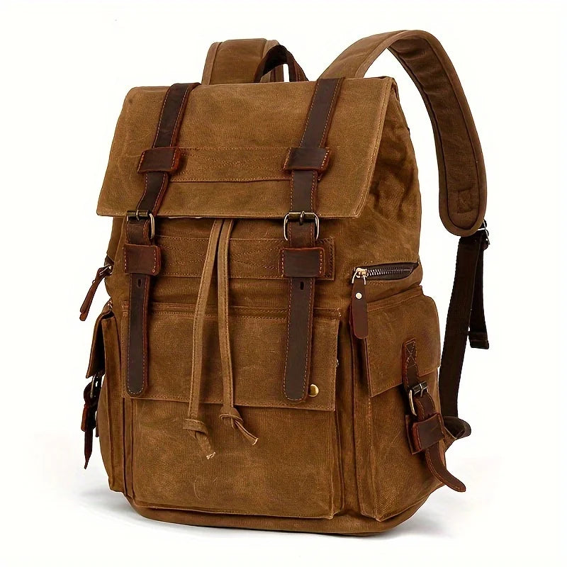 Vintage Canvas Laptop Backpack