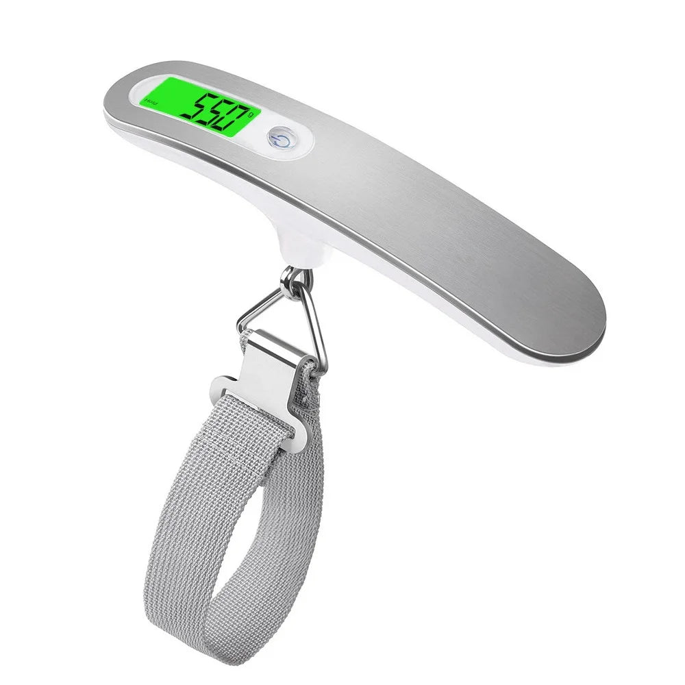 LCD Digital Luggage Scale 50kg — Precision Hook Hanging Weigher