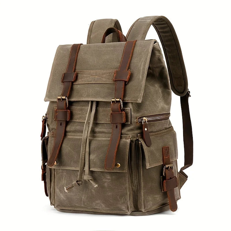 Vintage Canvas Laptop Backpack