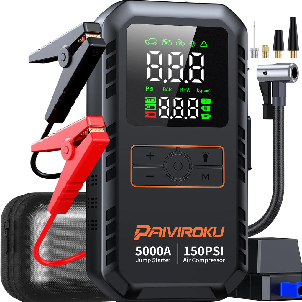 Northbound 4-in-1 Jump Starter — Portable Power Bank with Air Compressor