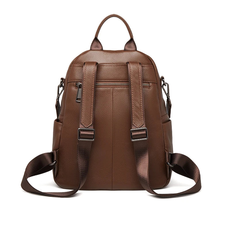 Women's Waterproof Leather Work Backpack