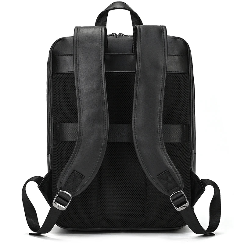 Unisex Vintage Crazy Horse Leather Backpack