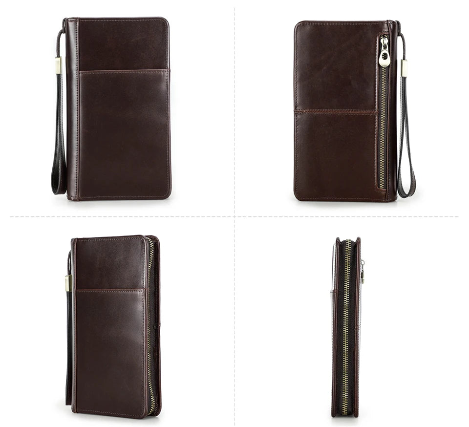 Leather Family Passport Clutch