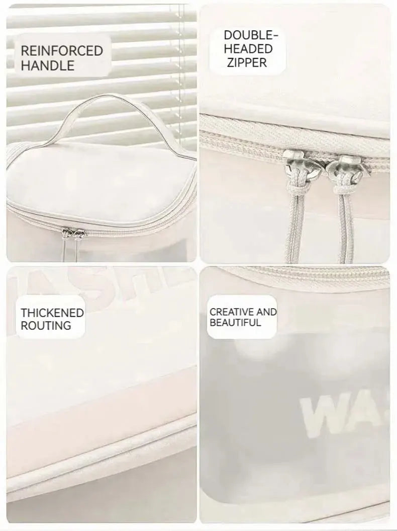 Transparent Waterproof Travel Wash Bag