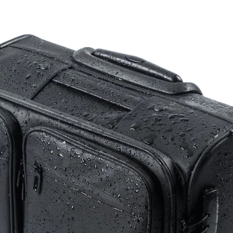 Business Trolley Suitcase — Waterproof 15.6" Laptop Luggage