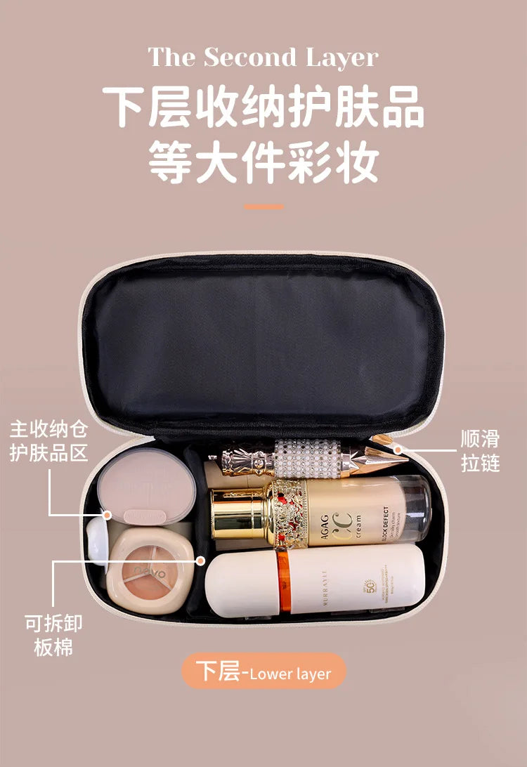Double-Layer Waterproof Cosmetic Organiser