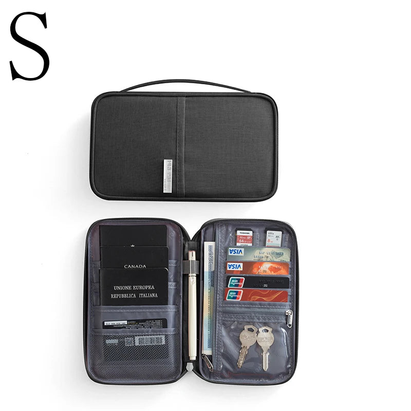 Family Passport Wallet & Multi-Functional Travel Document Organiser