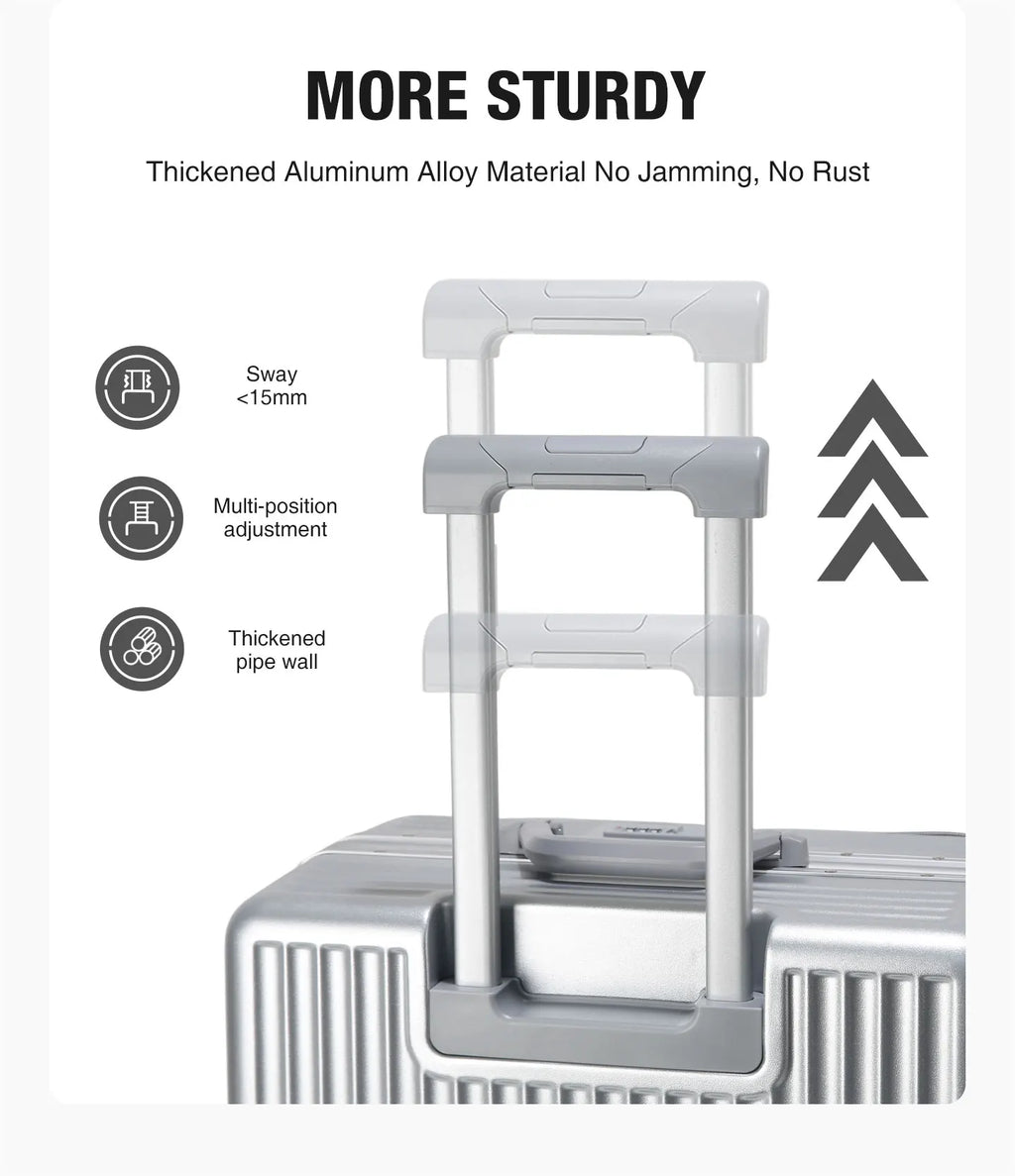 Northbound Hard Shell Suitcase — Lightweight Aluminium Frame Travel Case