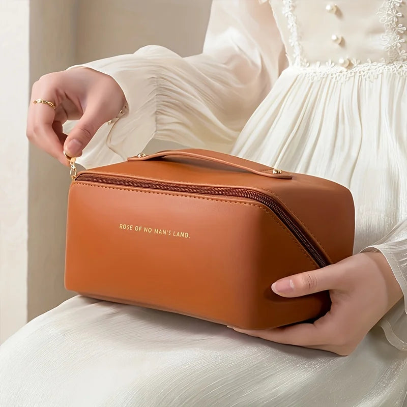 Zip-Around Travel Cosmetic Case