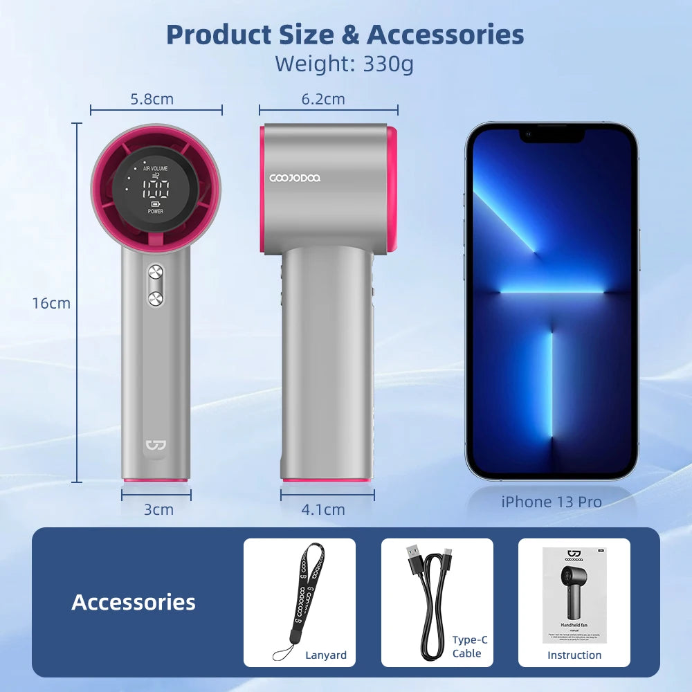 Northbound Handheld Mini Fan — Rechargeable Portable Travel Fan
