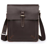 Canvas & Leather Messenger Bag